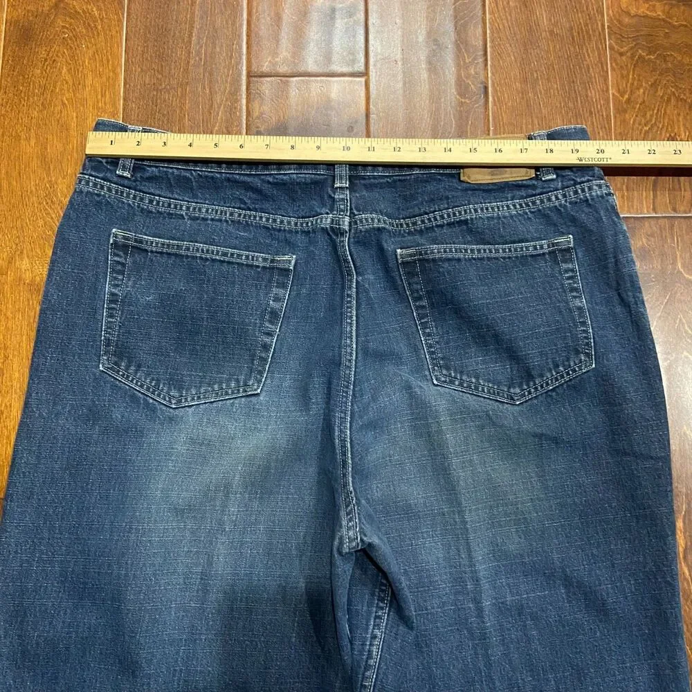 Old Navy Vintage Y2K Baggy Wide Leg Grunge Denim Blue Jeans Men's Size 40 x 32